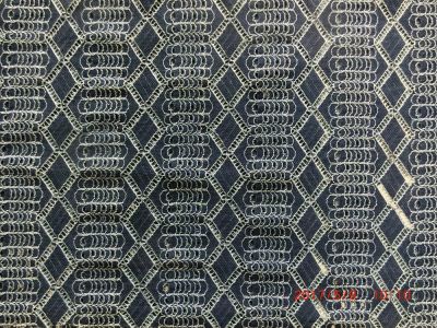 靛藍(lán)染色蕾絲